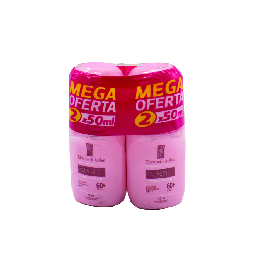 Desodorante mujer Classic Rollon 50ml x2