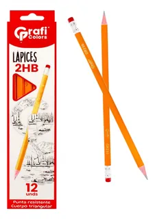 Lapiz Escolar Amarillo x12