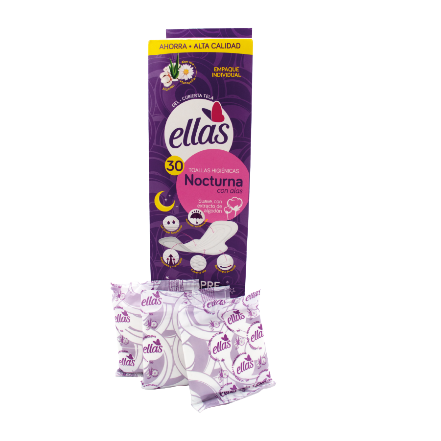 Dispensador de toallas higienicas nocturnas x30