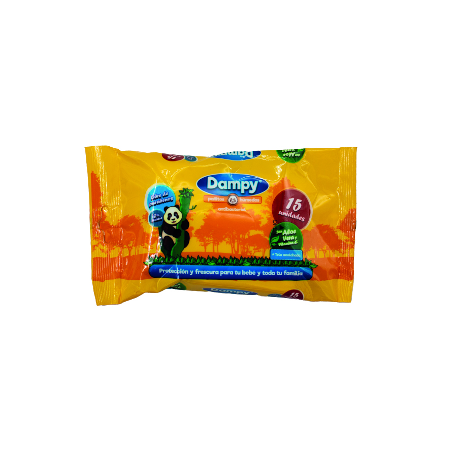 Pañitos Húmedos  Amarillo x15