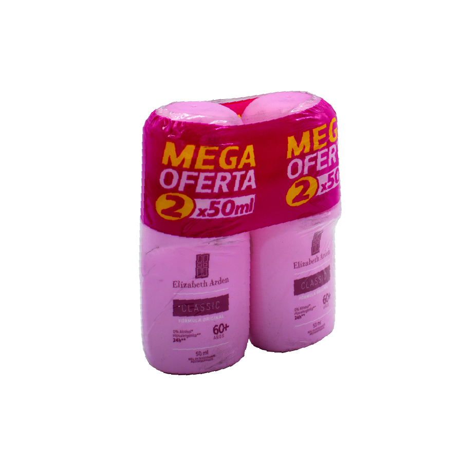 Desodorante mujer Classic Rollon 50ml x2