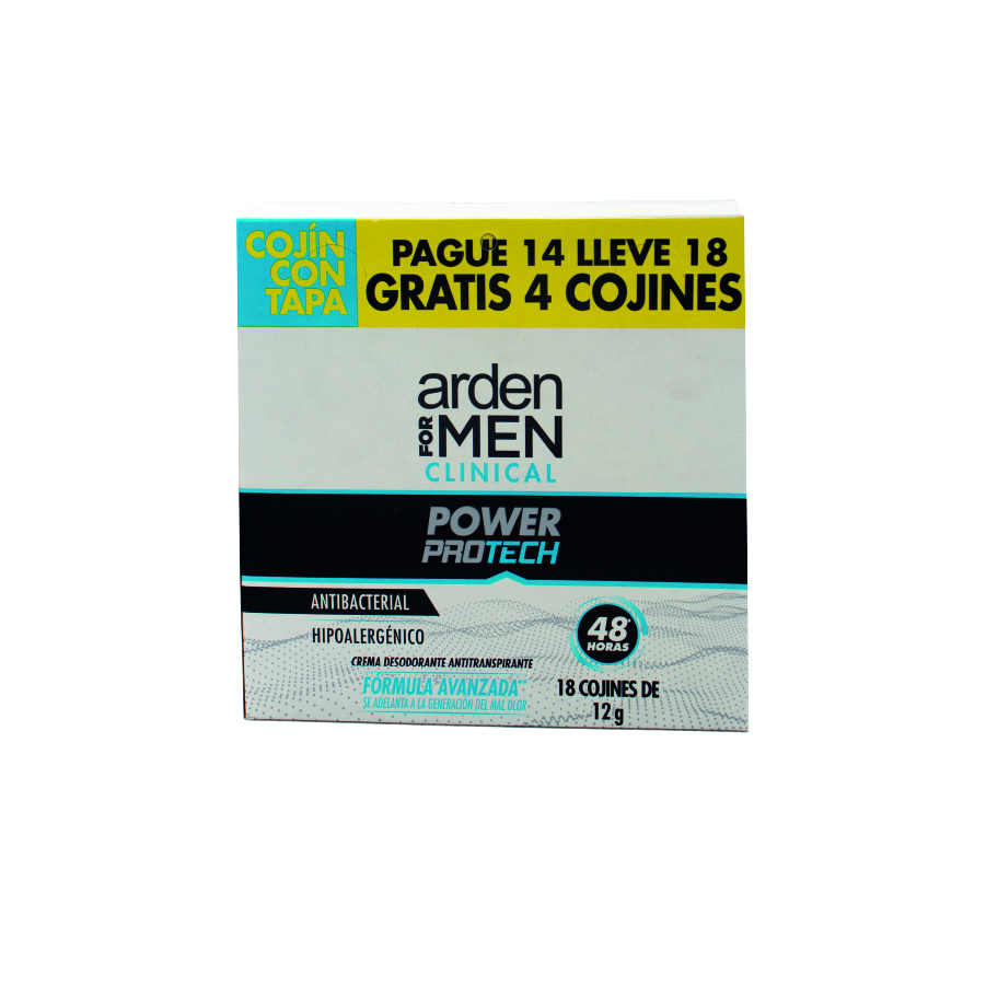 Desodorante hombre Clinical cojín en crema 14*18