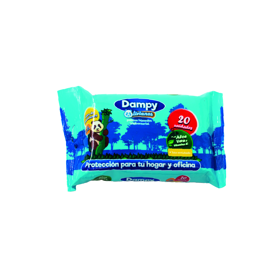 Pañitos Húmedos Azul x20