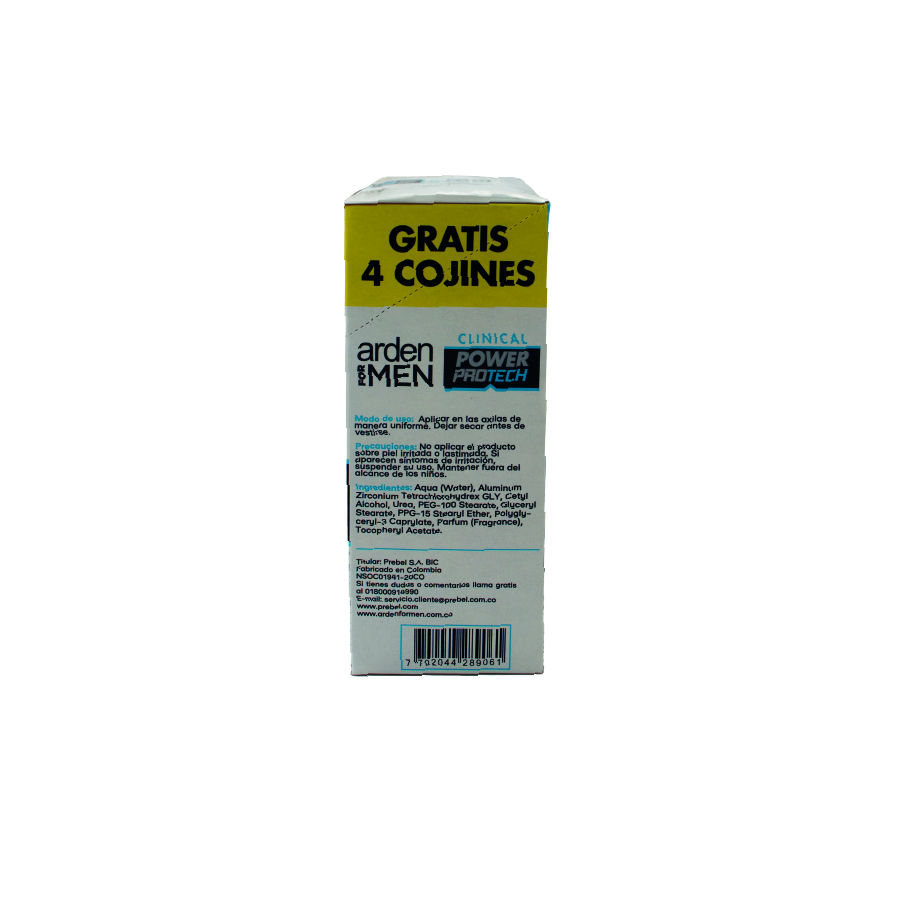 Desodorante hombre Clinical cojín en crema 14*18