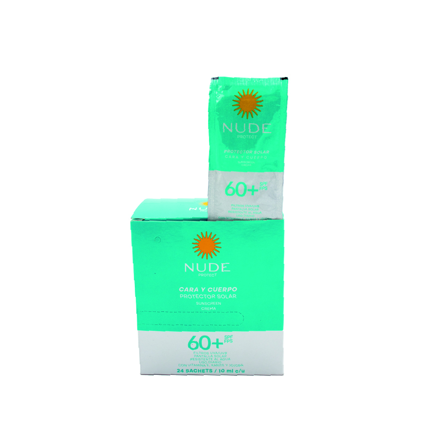 Protector Solar Cara Y Cuerpo Natural Display X24