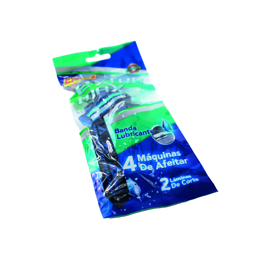 Maquina De Afeitar Economica paquete X4 und