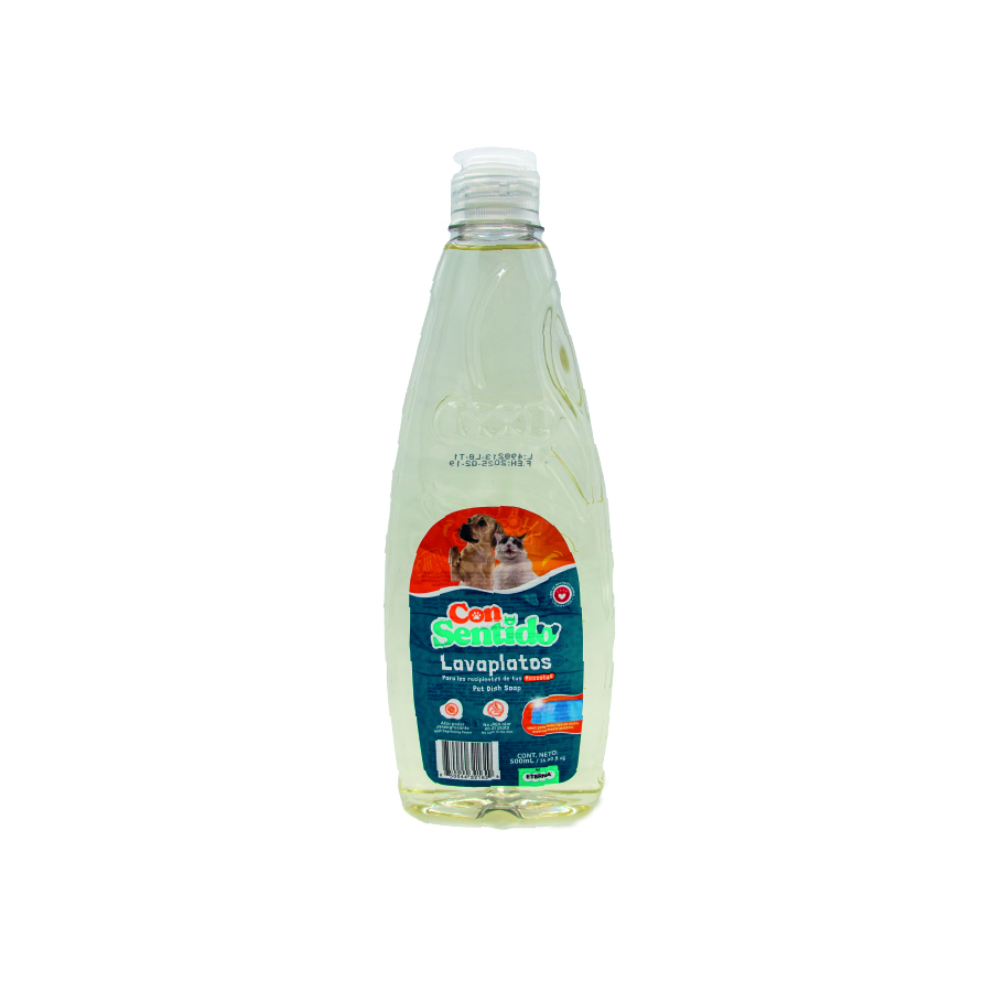 Lavaplatos liquido antibacterial mascotas