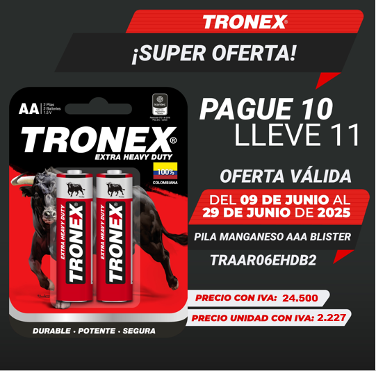 Compra 10 Lleva 11 Unidades de Blíster AA